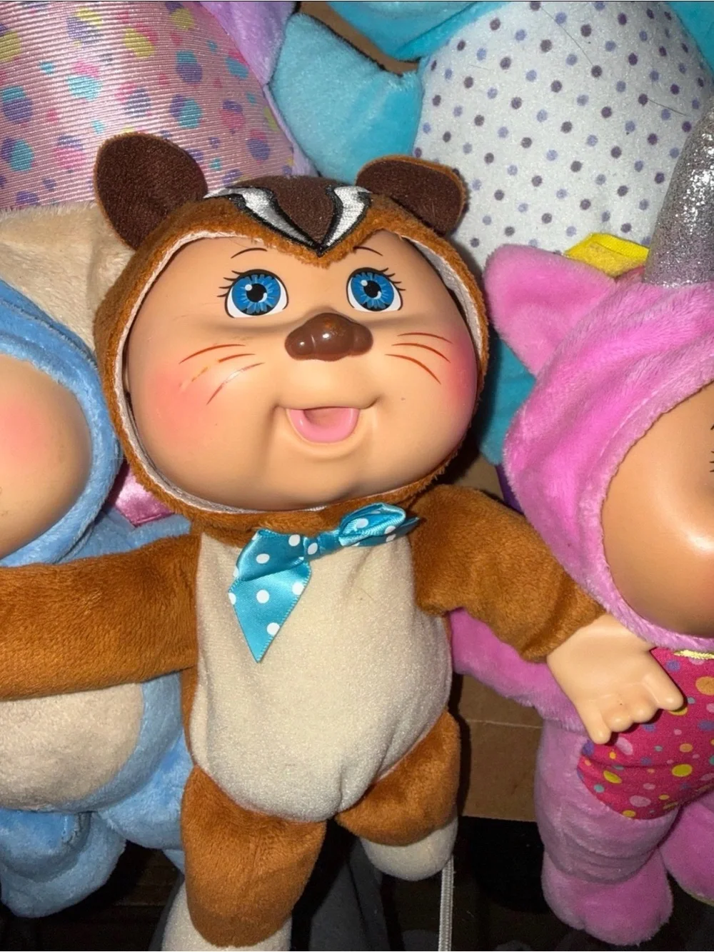 Cabbage Patch Kids Cutie Dolls Pig Elephant Dog Unicorn Hippo Bear Lot 9 CPK